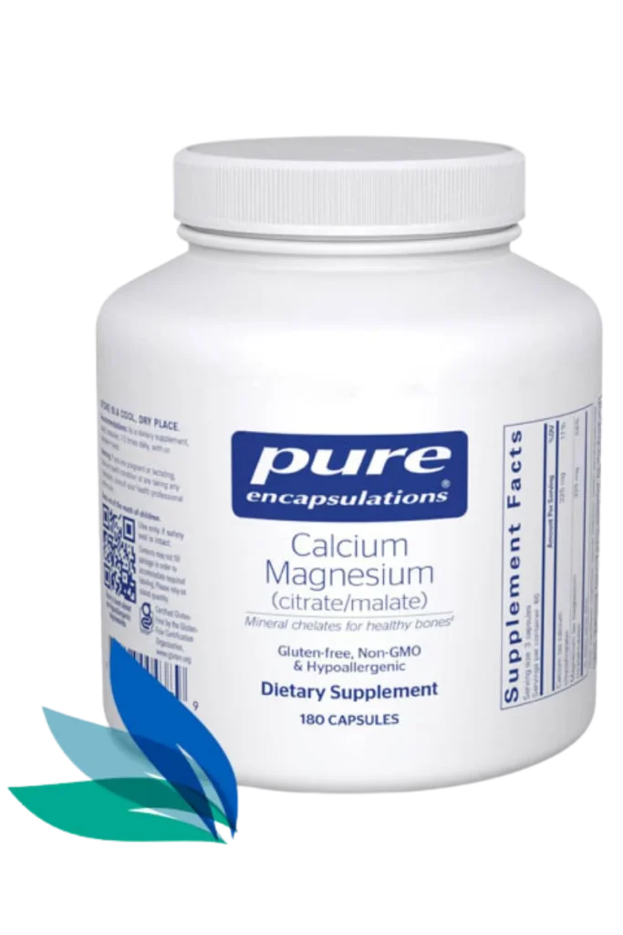 pure encapsulations calcium magneisum supplements