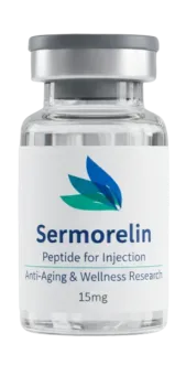 sermorelin vial for peptide therapy