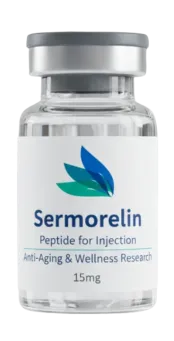 sermorelin vial for peptide therapy