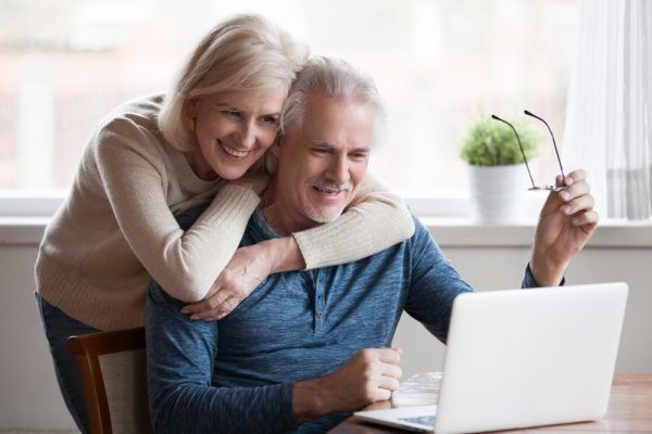 estrogen-dominance middle aged senio happy getting hormone therapy