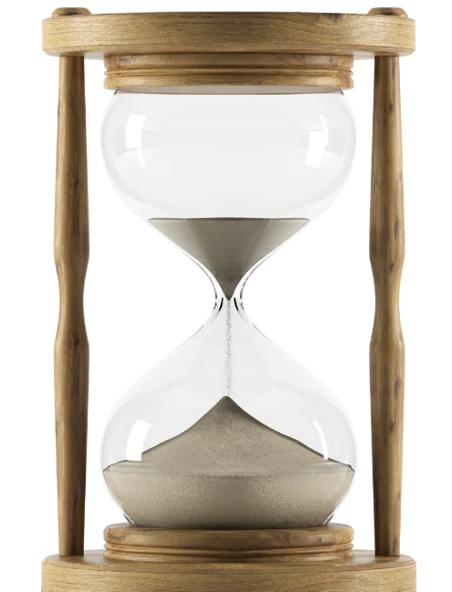 anti aging hourglass metaphore